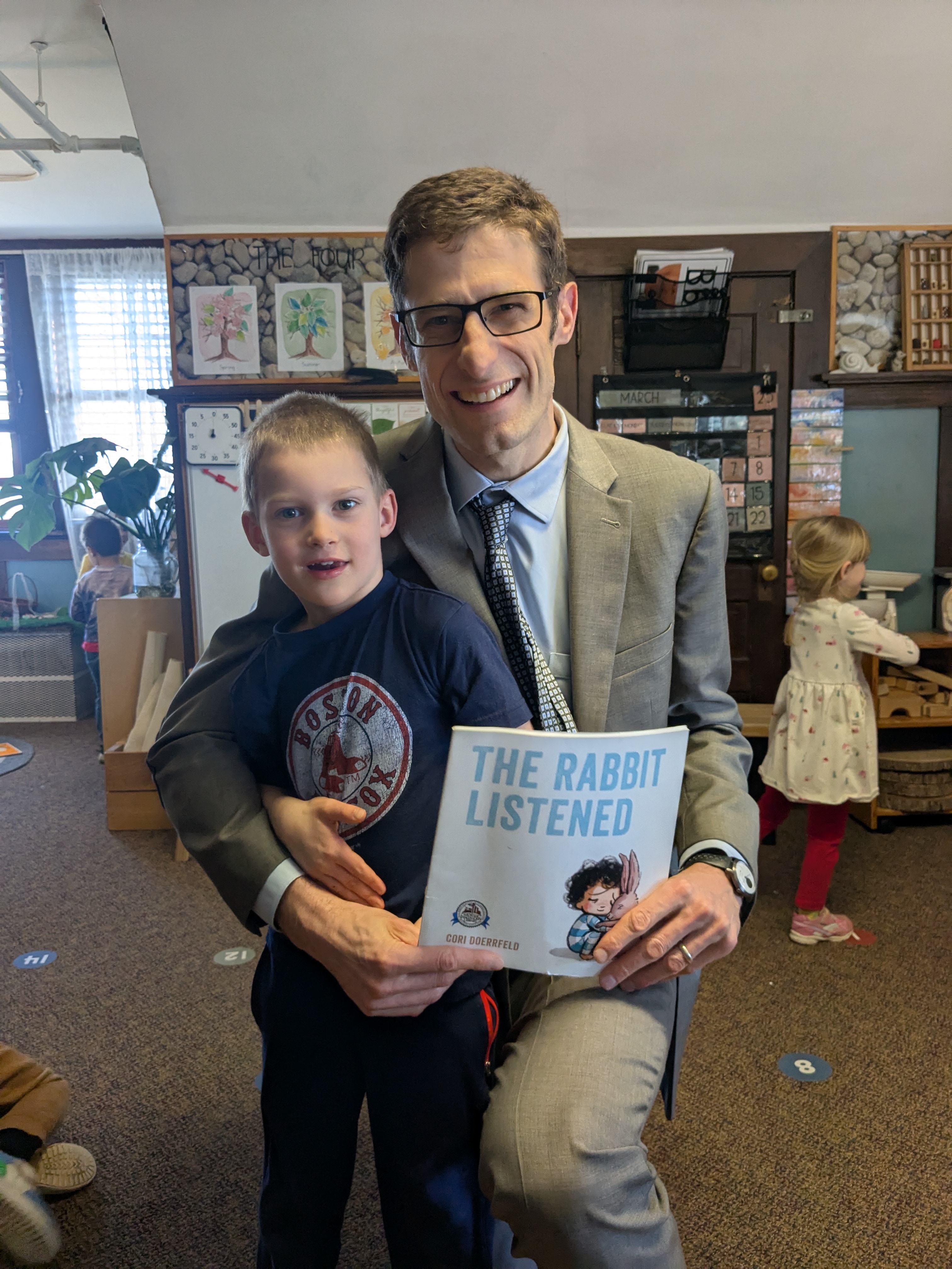 Dr. Matulis with his son Frankie